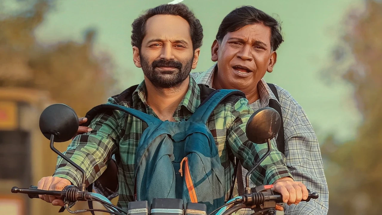 Fahadh Faasil and Vadivelu in a key scene from the Tamil thriller Maareesan (2025).