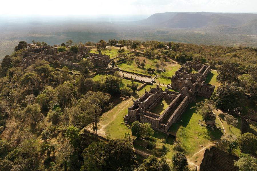 Preah Vihear Temple cliffside Khmer Hindu architecture Cambodia