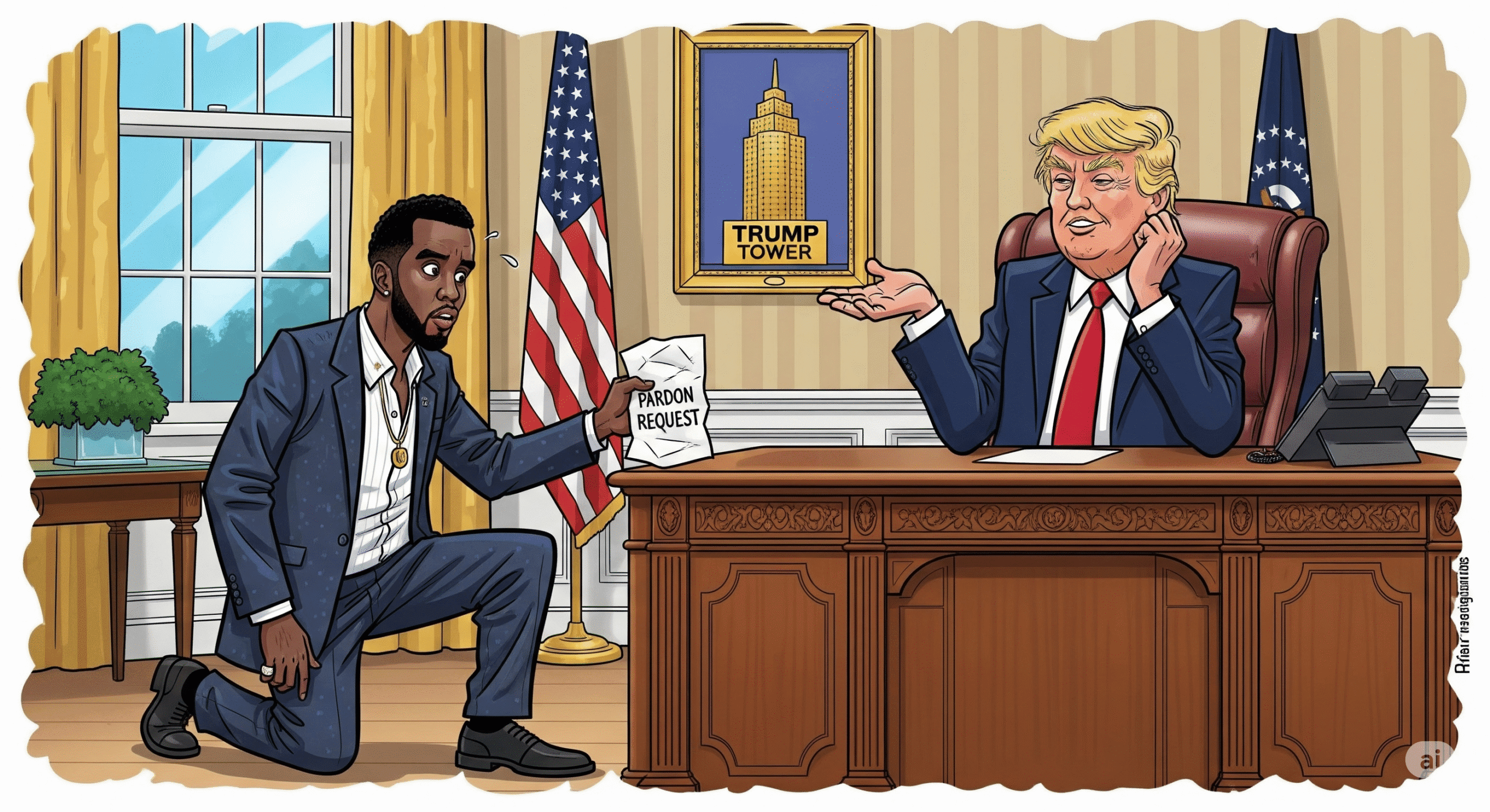Diddy Seeks Presidential Pardon From Trump After Conviction - But Will It Happen?