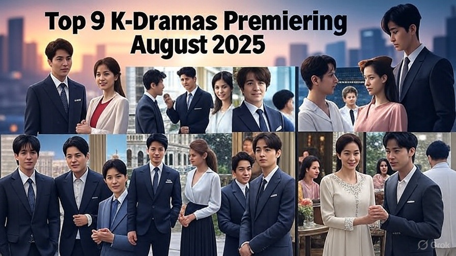Top 9 K-Dramas Premiering August 2025 | Release Dates, Cast & Where to Watch