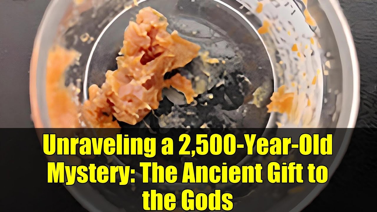 After 70 years of speculation, scientists have finally identified the mysterious substance inside 2,500-year-old Greek jars. The answer offers a sweet twist to ancient rituals.