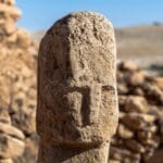 12,000-Year-Old Human Face Pillar Unearthed in Türkiye - A Glimpse Into Prehistoric Identity