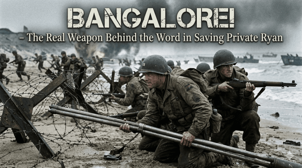 Bangalore torpedo Saving Private Ryan